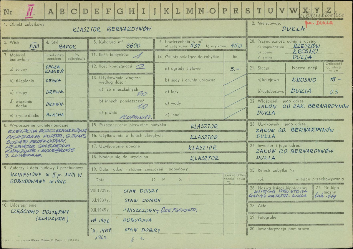 Karta zielona, skan nr 1