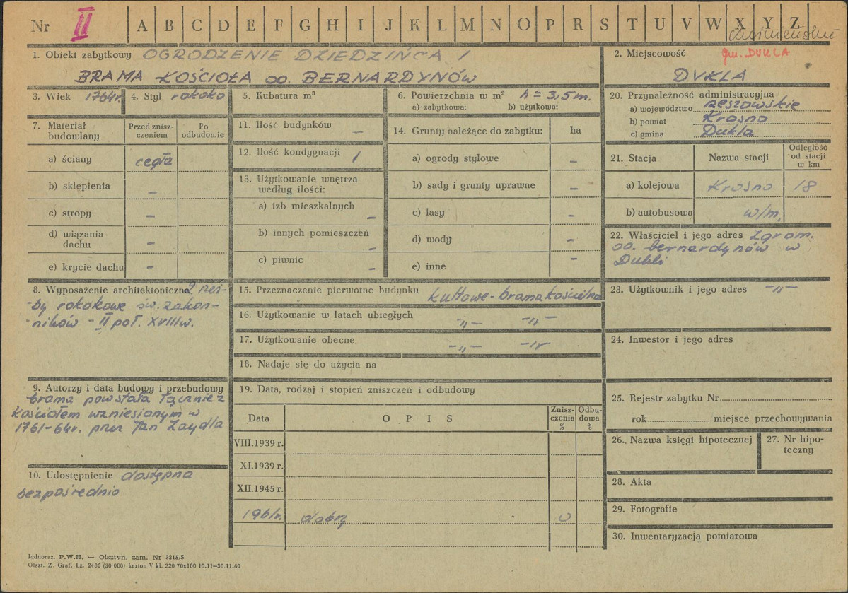 Karta zielona, skan nr 1