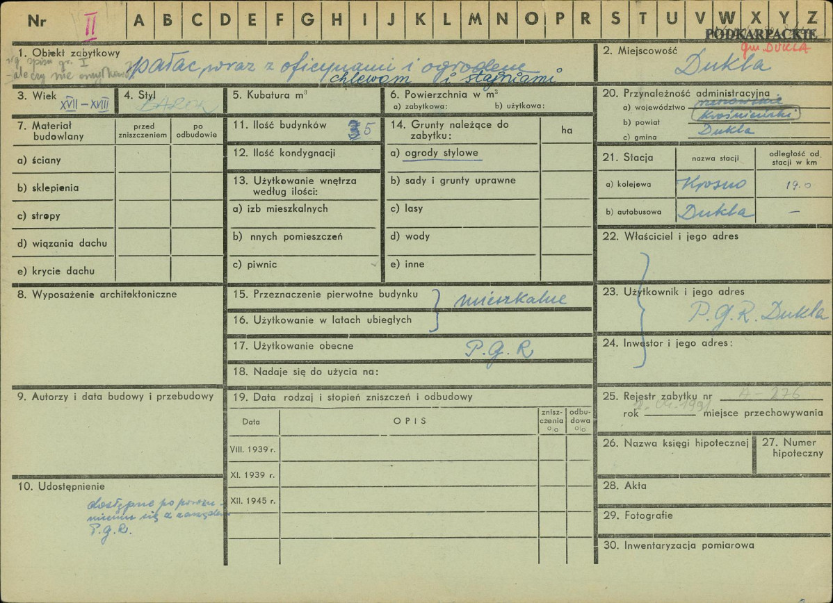 Karta zielona, skan nr 1