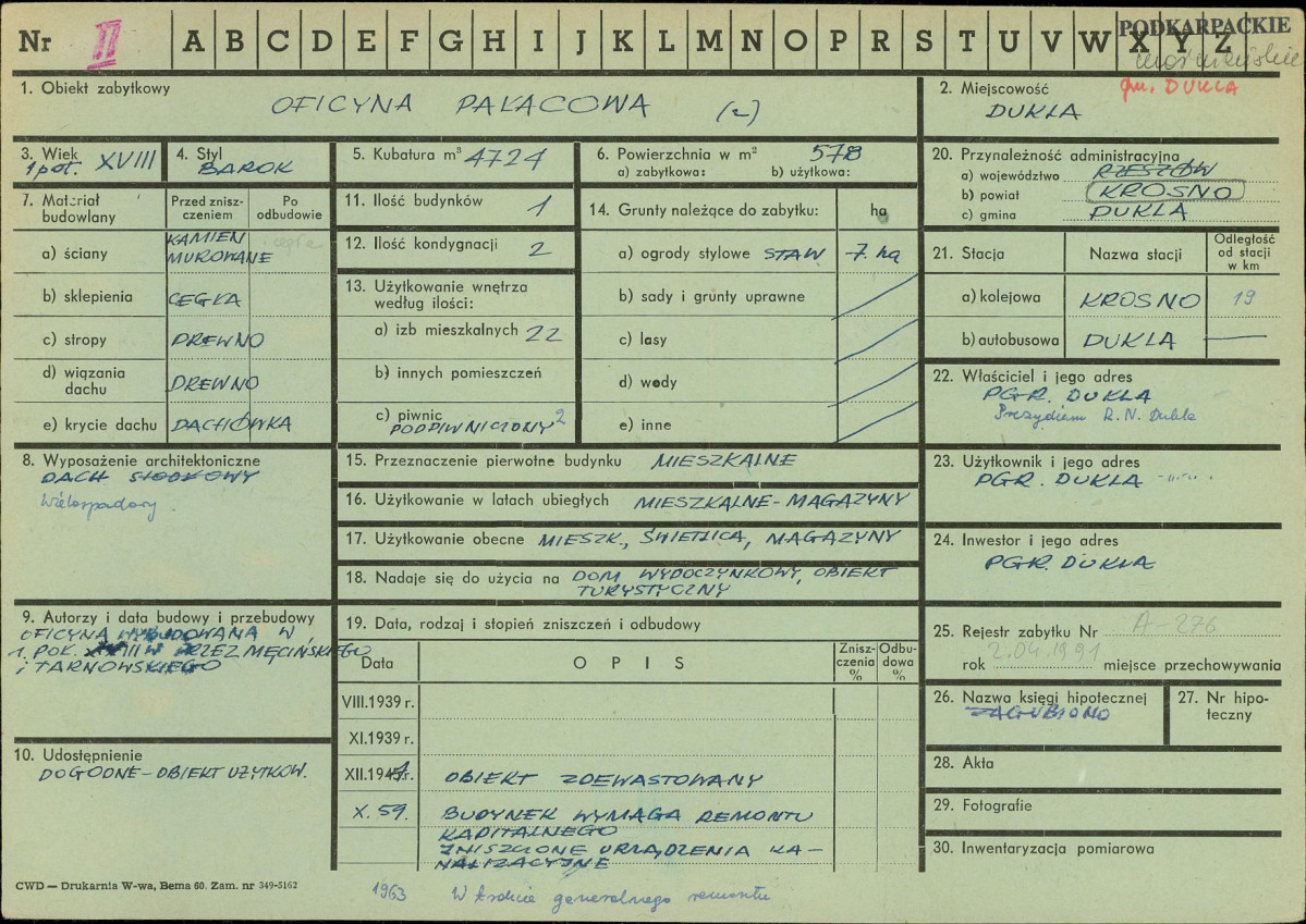 Karta zielona, skan nr 1