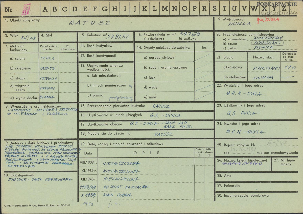 Karta zielona, skan nr 1