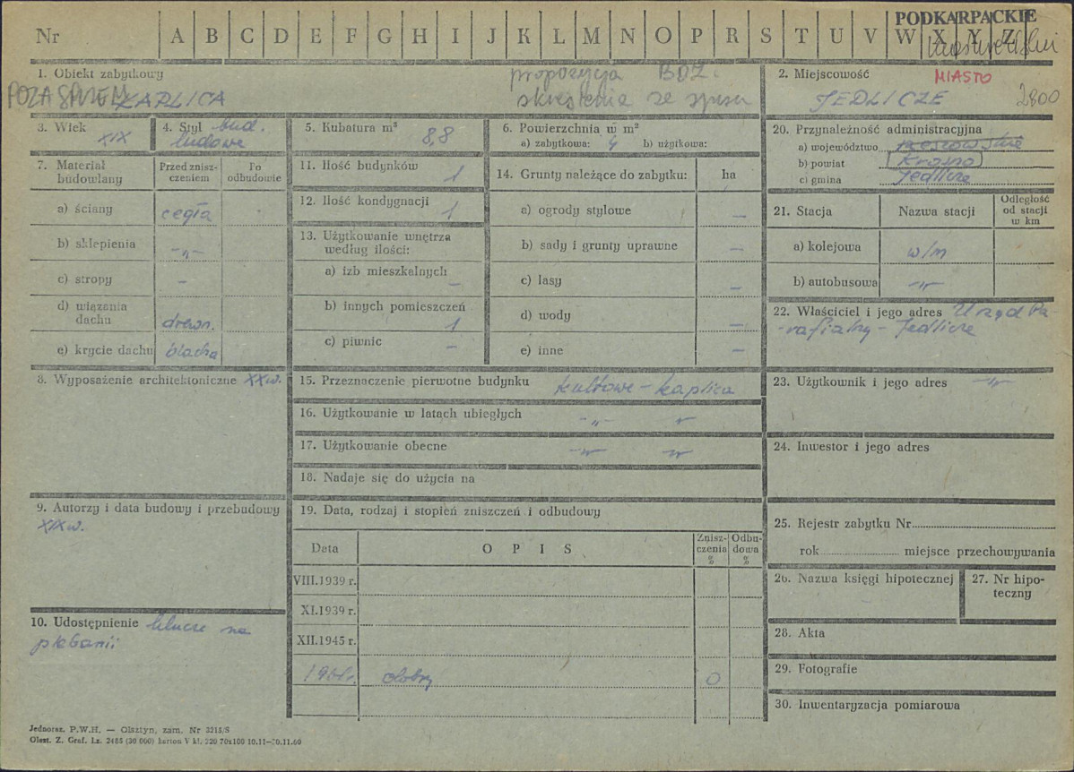 KZ - Karta zielona, skan nr 1