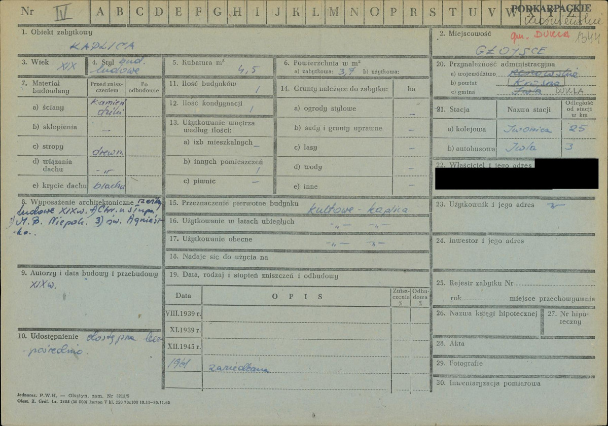 KZ - Karta zielona, skan nr 1