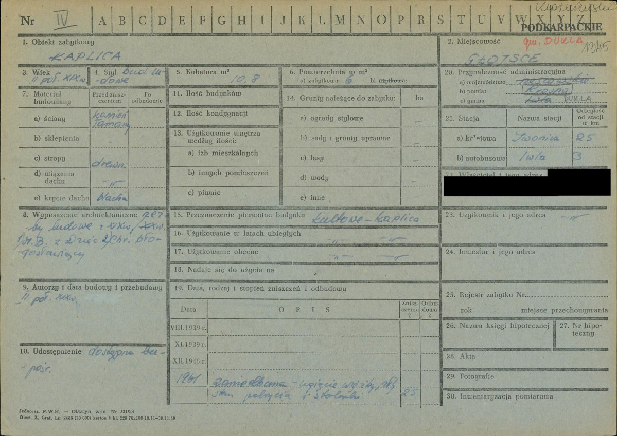 KZ - Karta zielona, skan nr 1