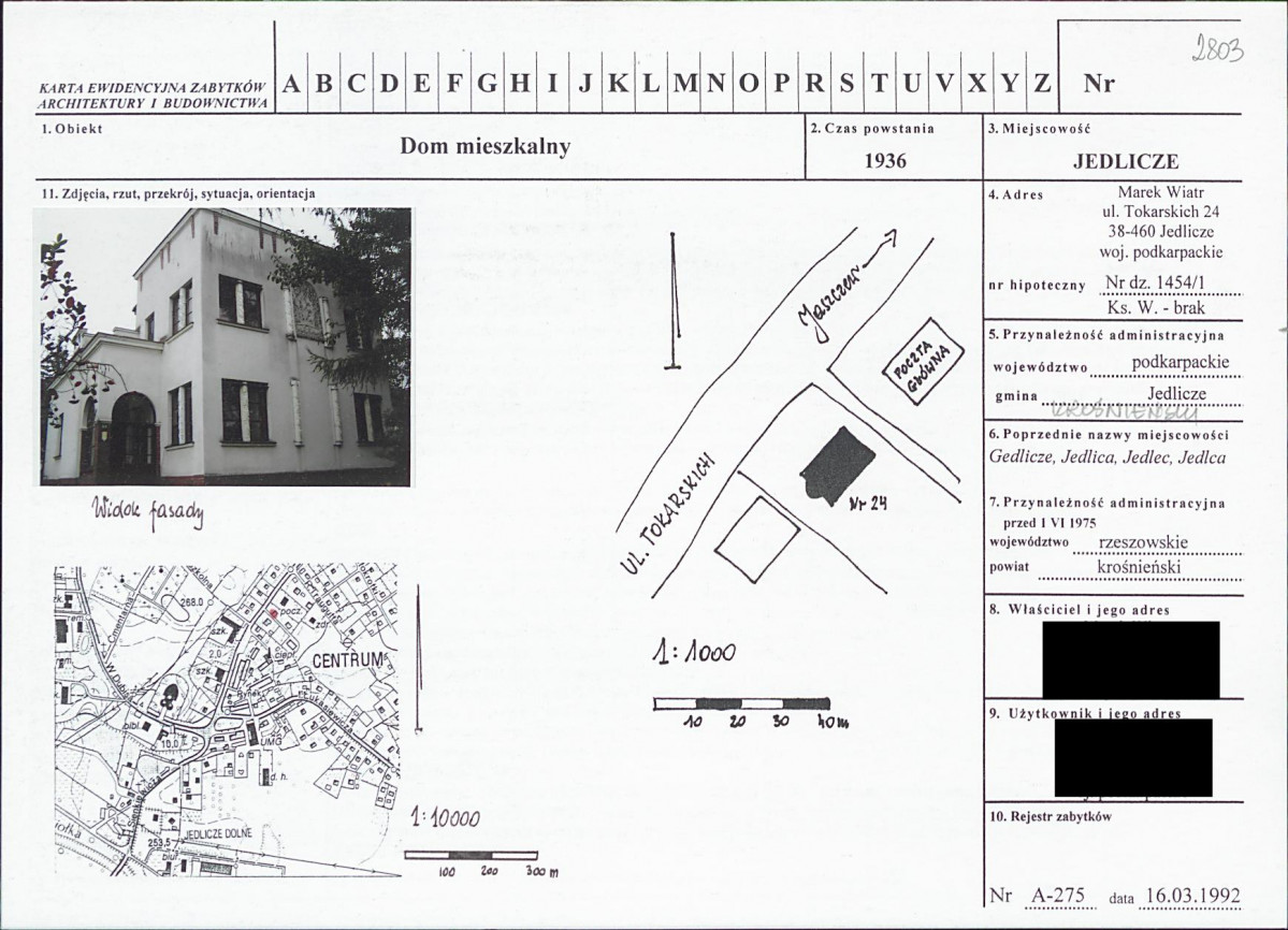 KB - Karta biała, skan nr 1