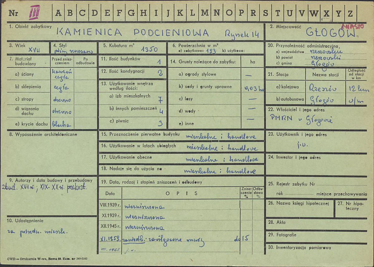 KZ - Karta zielona, skan nr 1
