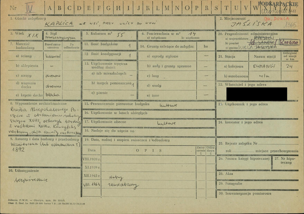 KZ - Karta zielona, skan nr 1