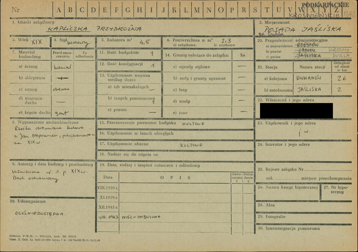 KZ - Karta zielona, skan nr 1