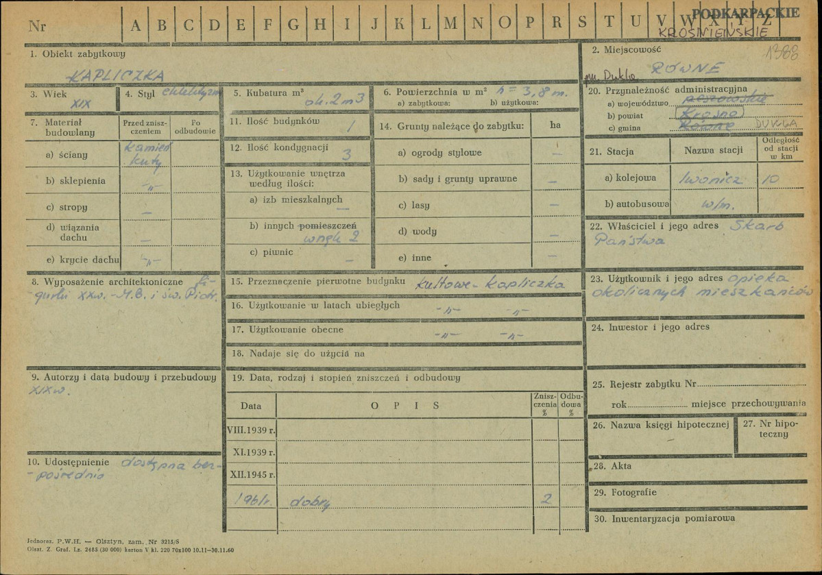 Karta zielona, skan nr 1