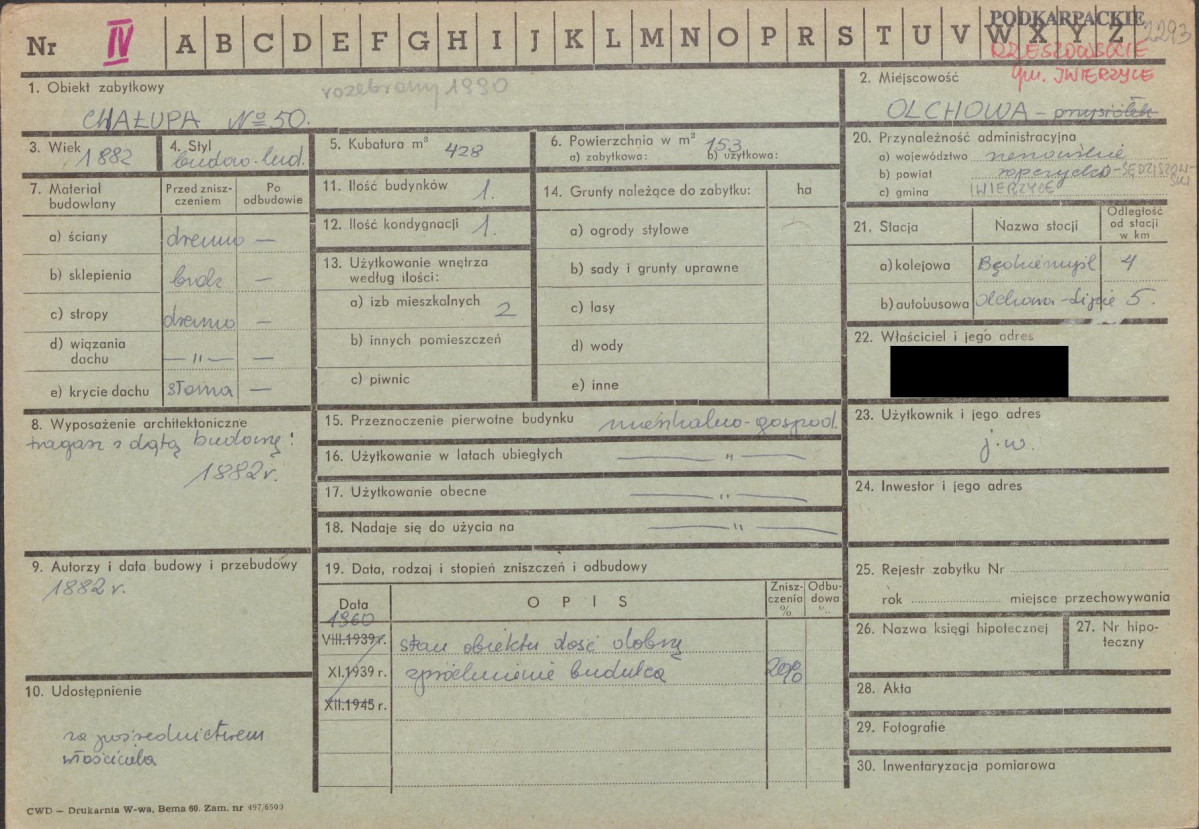 KZ - Karta zielona, skan nr 1