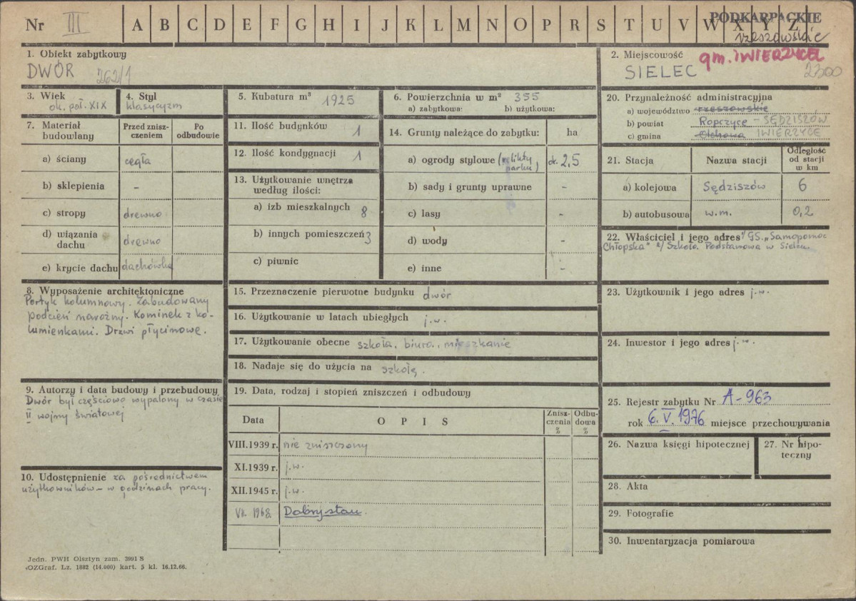 KZ - Karta zielona, skan nr 1