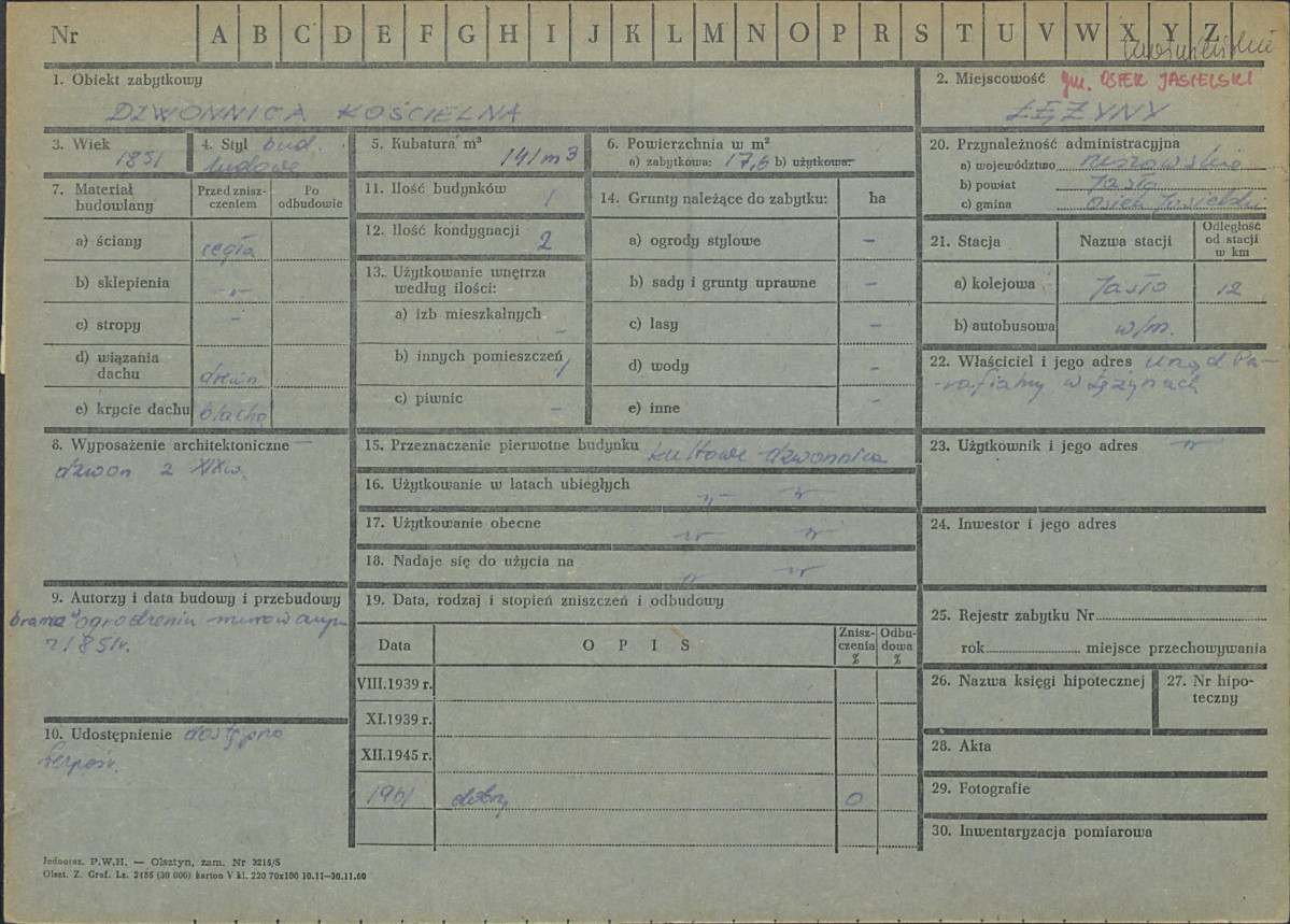 Karta zielona, skan nr 1