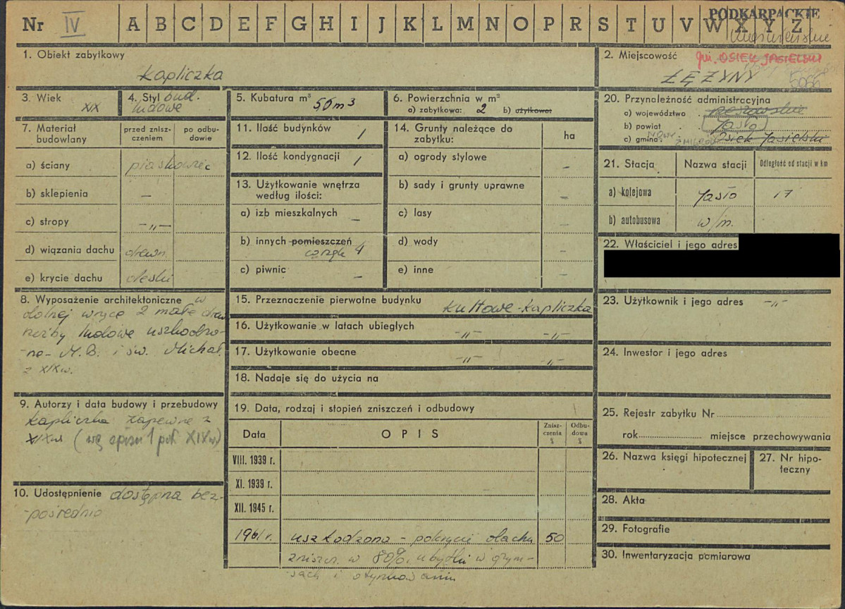 KZ - Karta zielona, skan nr 1