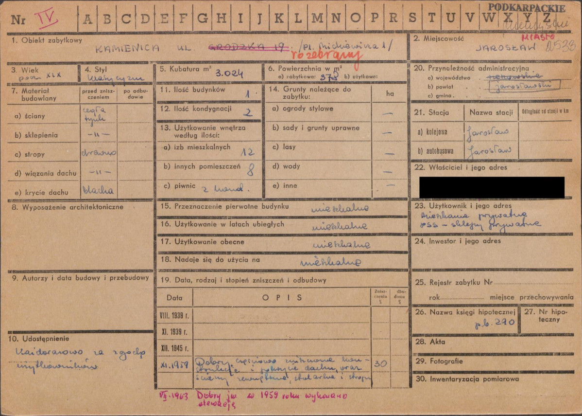 KZ - Karta zielona, skan nr 1