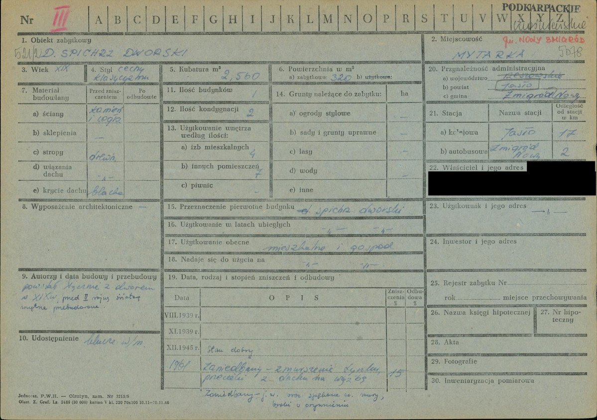 KZ - Karta zielona, skan nr 1