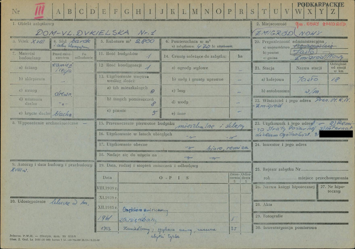 KZ - Karta zielona, skan nr 1