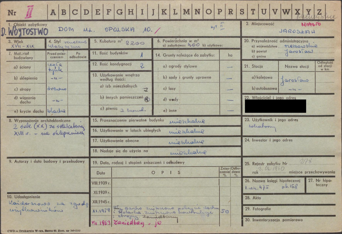 KZ - Karta zielona, skan nr 1