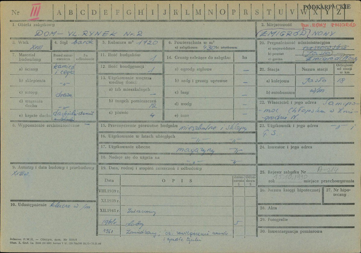 Karta zielona, skan nr 1