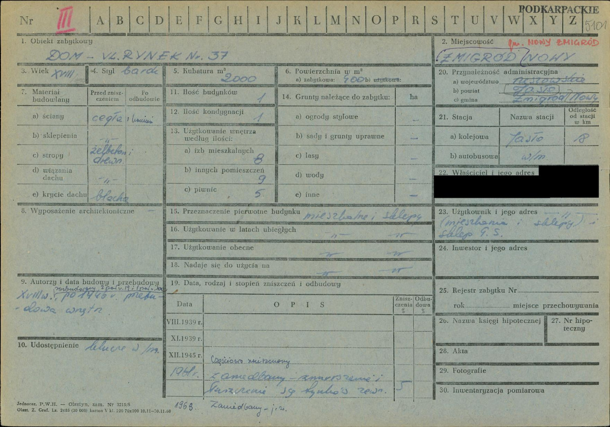 KZ - Karta zielona, skan nr 1