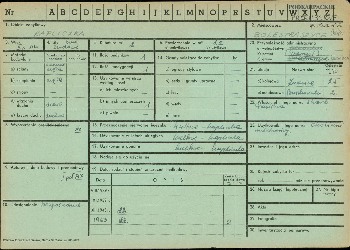 Karta zielona, skan nr 1