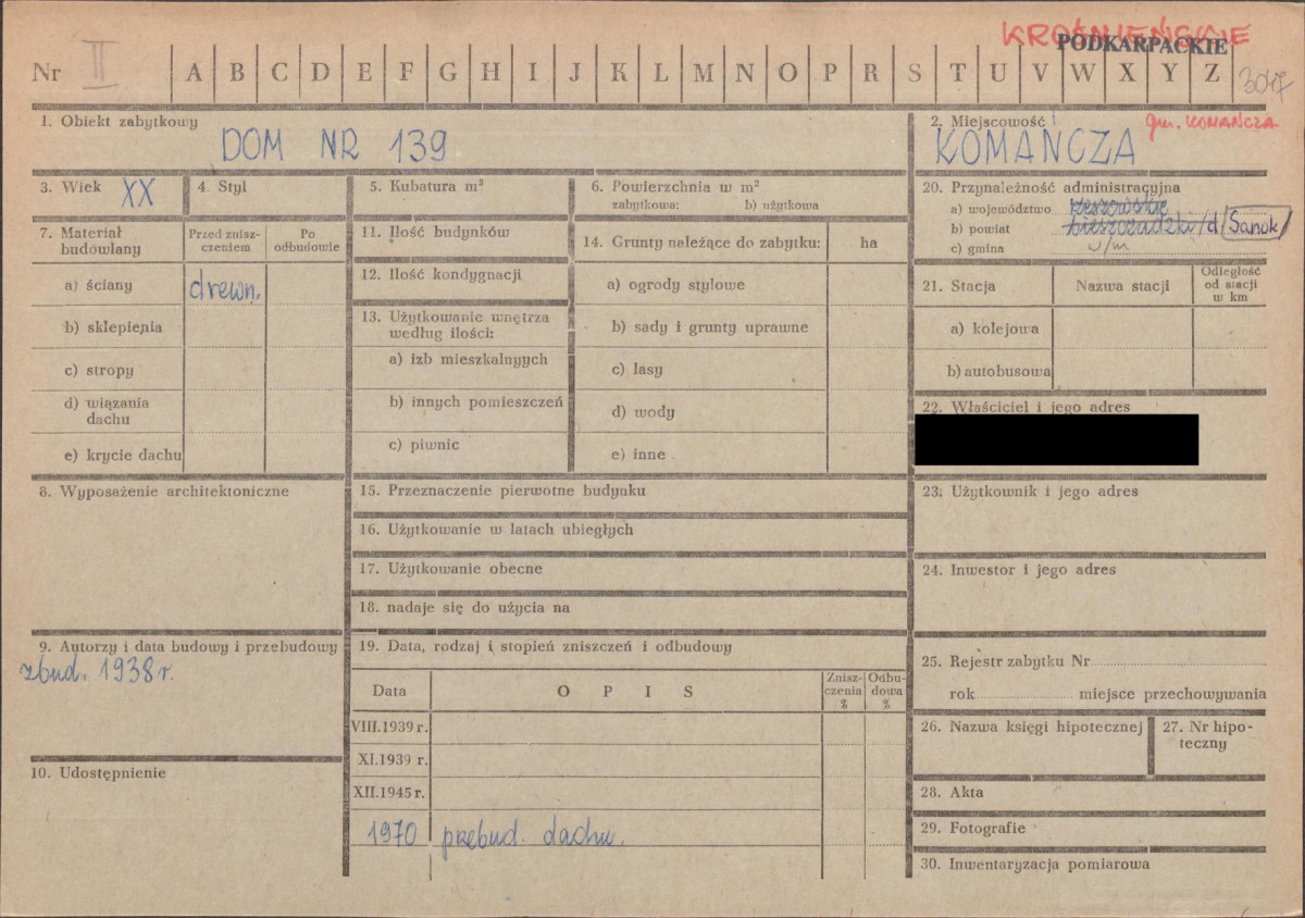 KZ - Karta zielona, skan nr 1