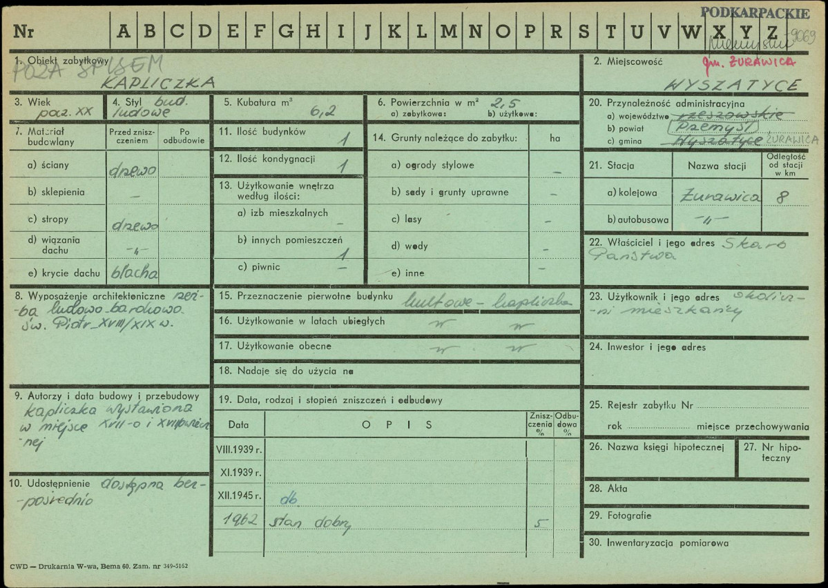 Karta zielona, skan nr 1