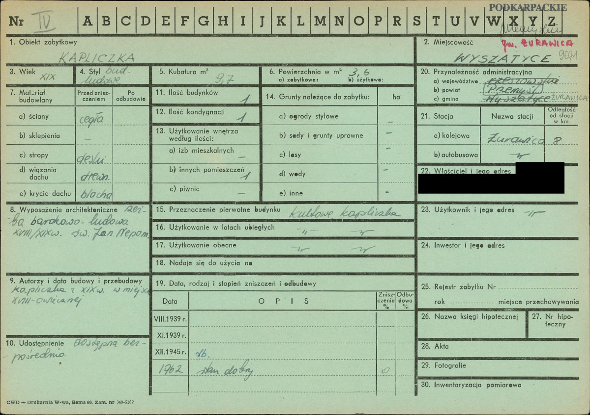 KZ - Karta zielona, skan nr 1