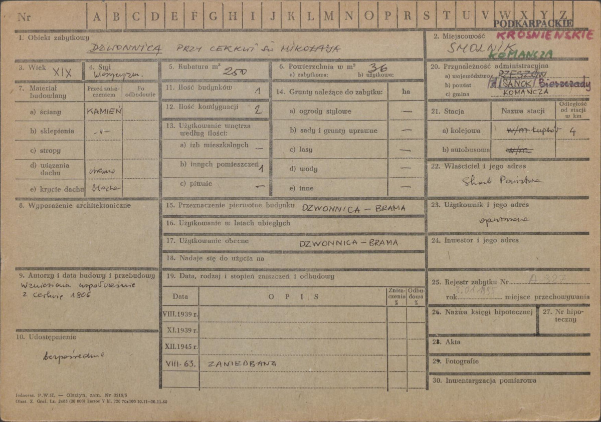 Karta zielona, skan nr 1