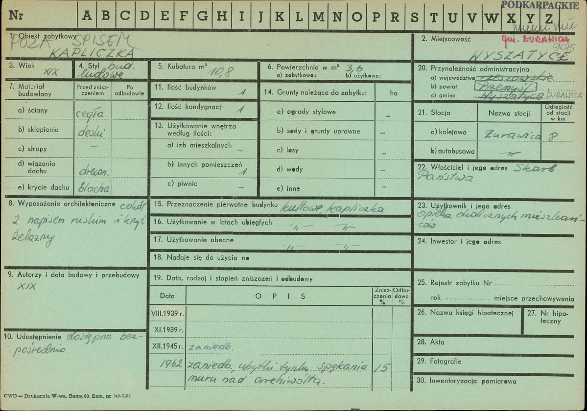 Karta zielona, skan nr 1