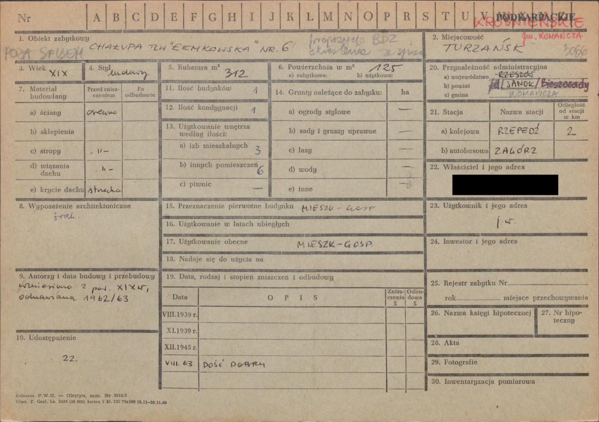 KZ - Karta zielona, skan nr 1