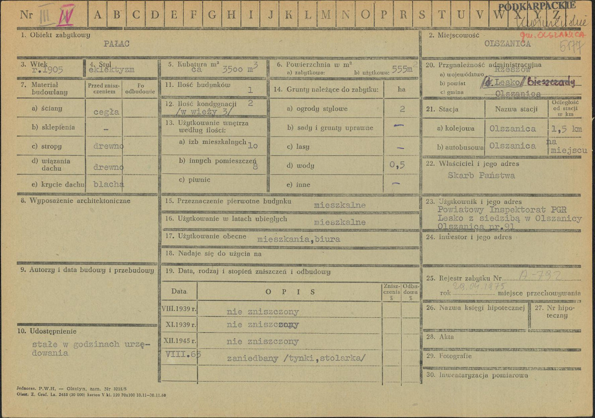 KZ - Karta zielona, skan nr 1