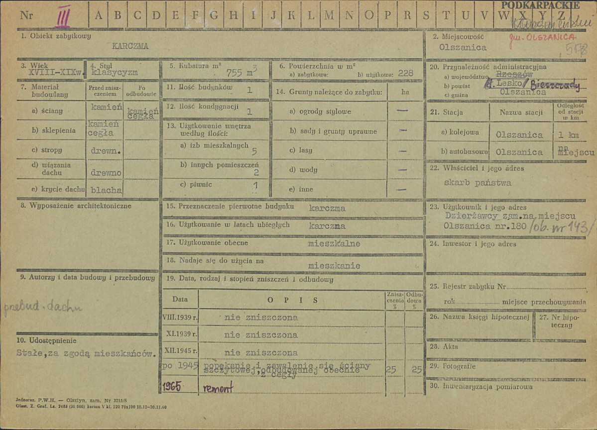 Karta zielona, skan nr 1