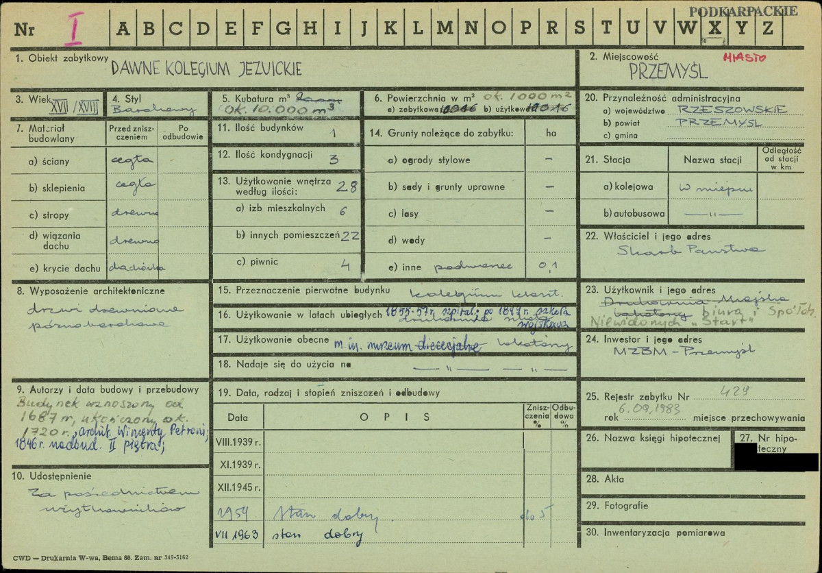 KZ - Karta zielona, skan nr 1