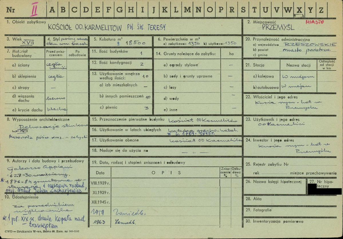 KZ - Karta zielona, skan nr 1