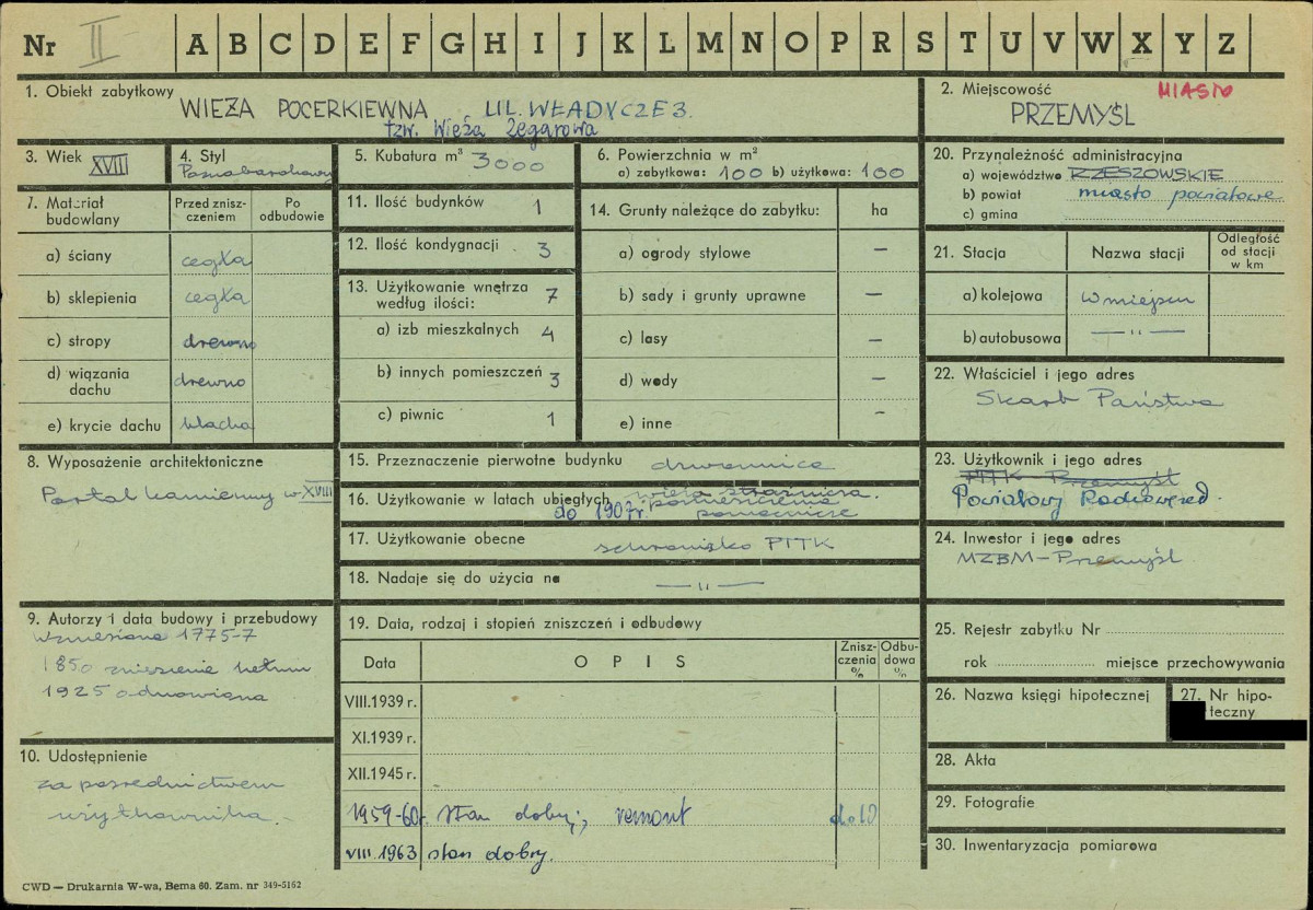 KZ - Karta zielona, skan nr 1