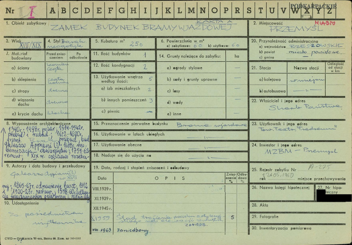 KZ - Karta zielona, skan nr 1