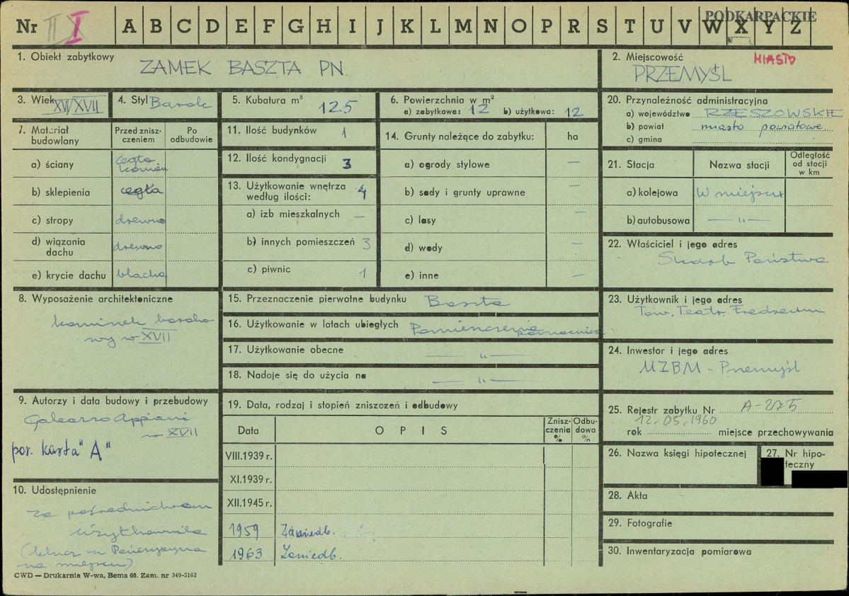 KZ - Karta zielona, skan nr 1