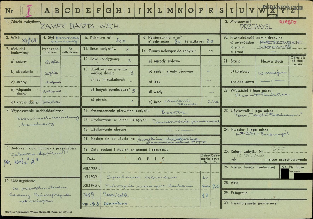 KZ - Karta zielona, skan nr 1