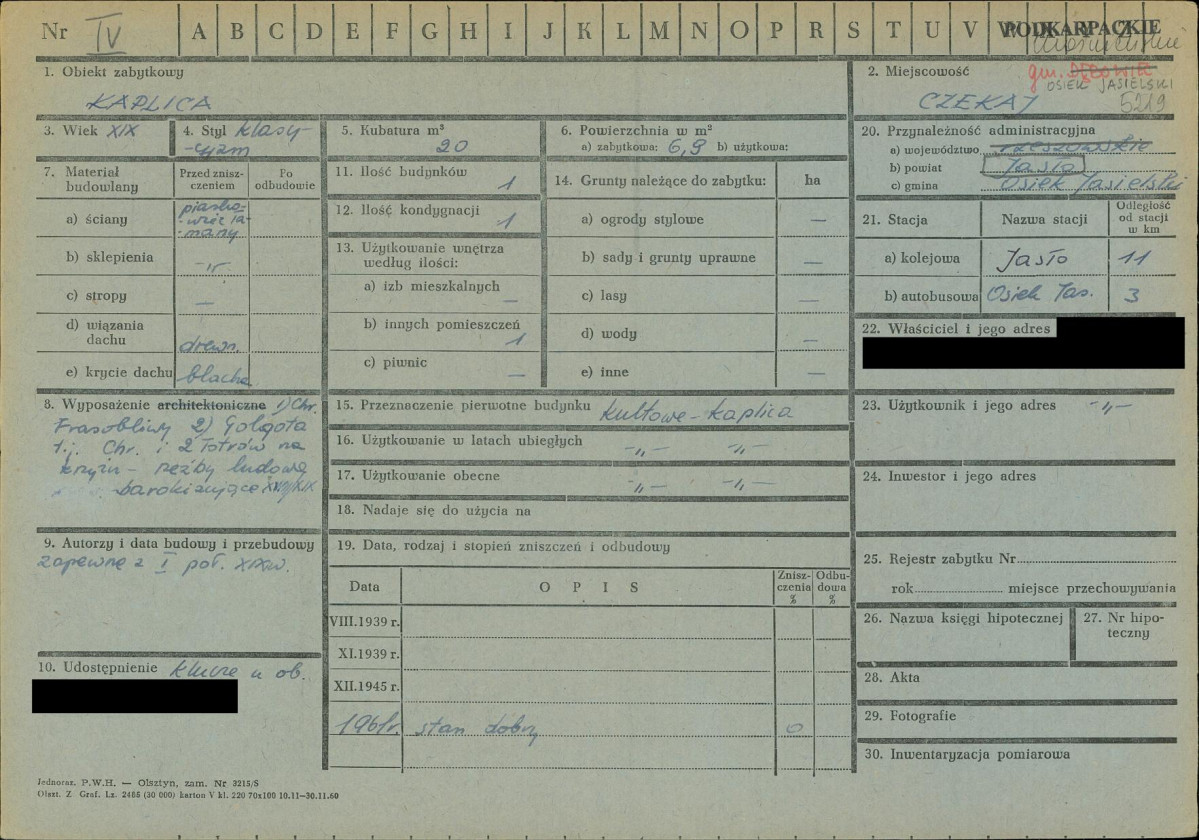 KZ - Karta zielona, skan nr 1