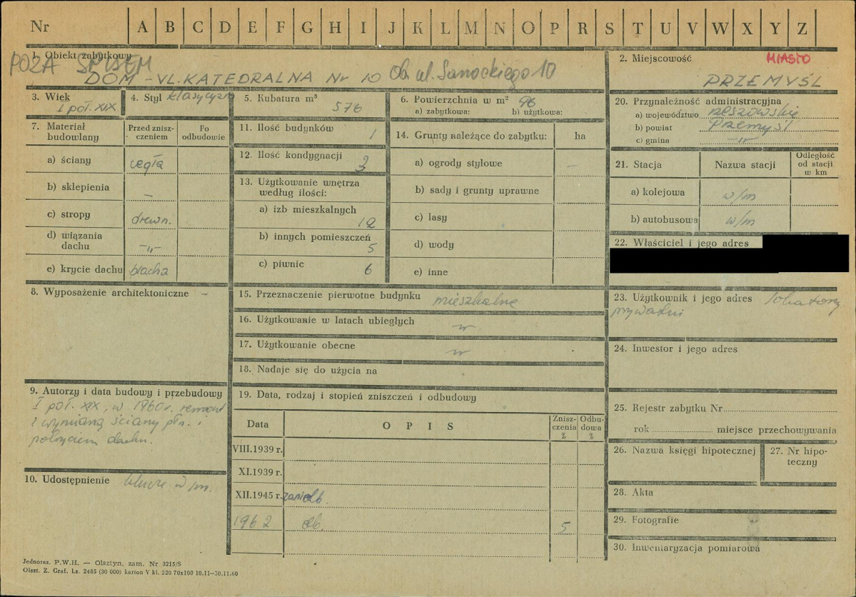 KZ - Karta zielona, skan nr 1