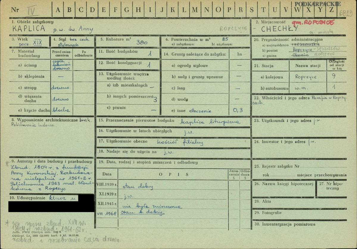 KZ - Karta zielona, skan nr 1