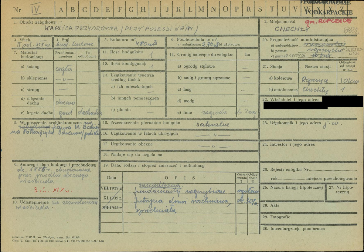 KZ - Karta zielona, skan nr 1