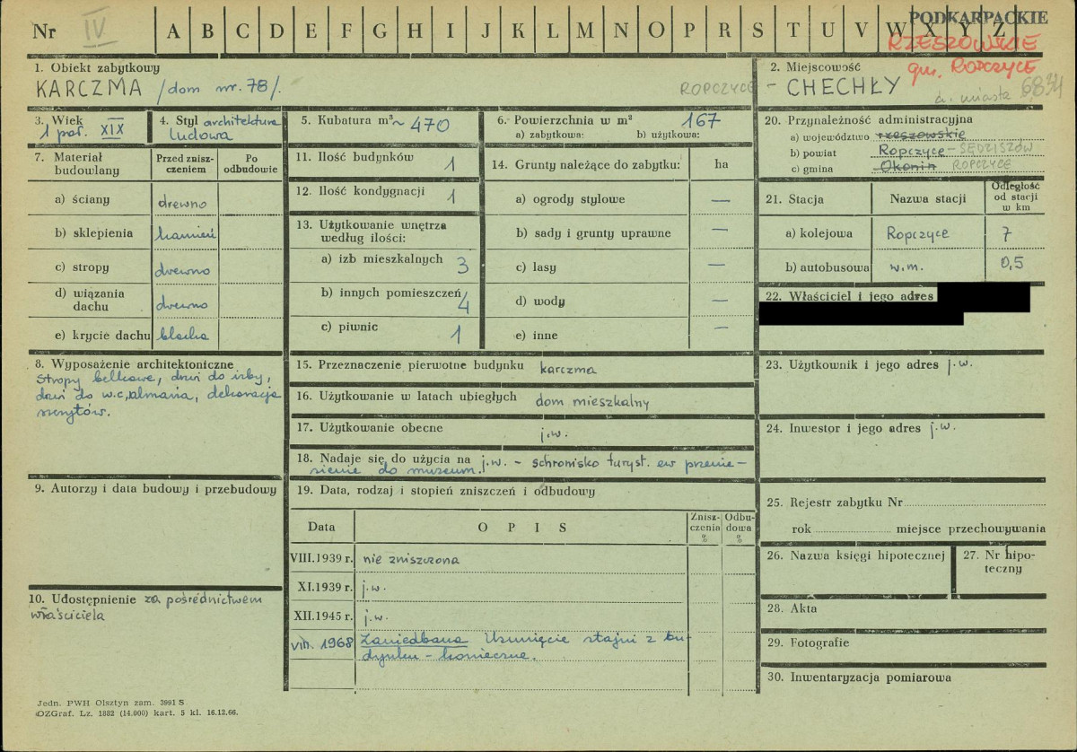 KZ - Karta zielona, skan nr 1