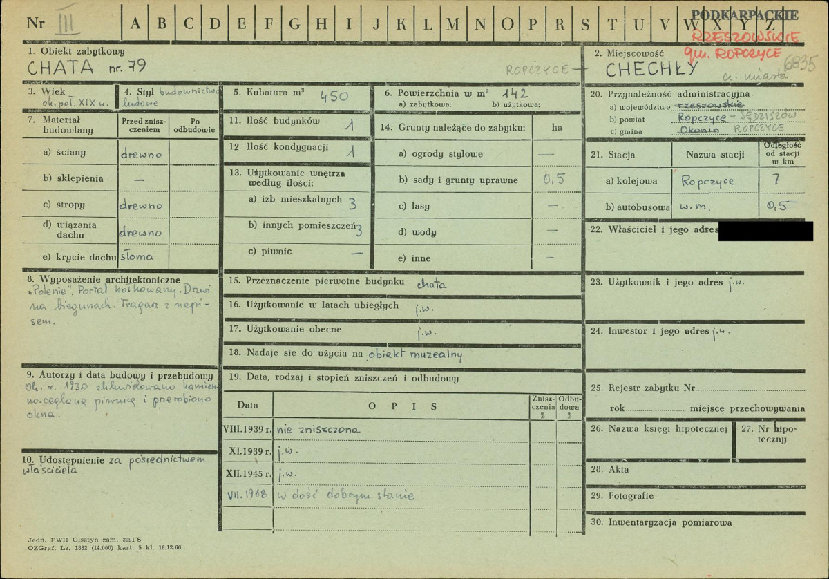 KZ - Karta zielona, skan nr 1