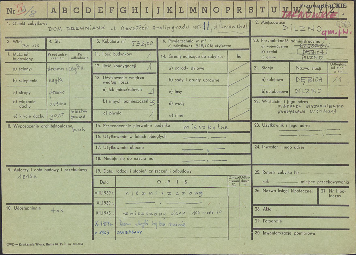 Karta zielona, skan nr 1
