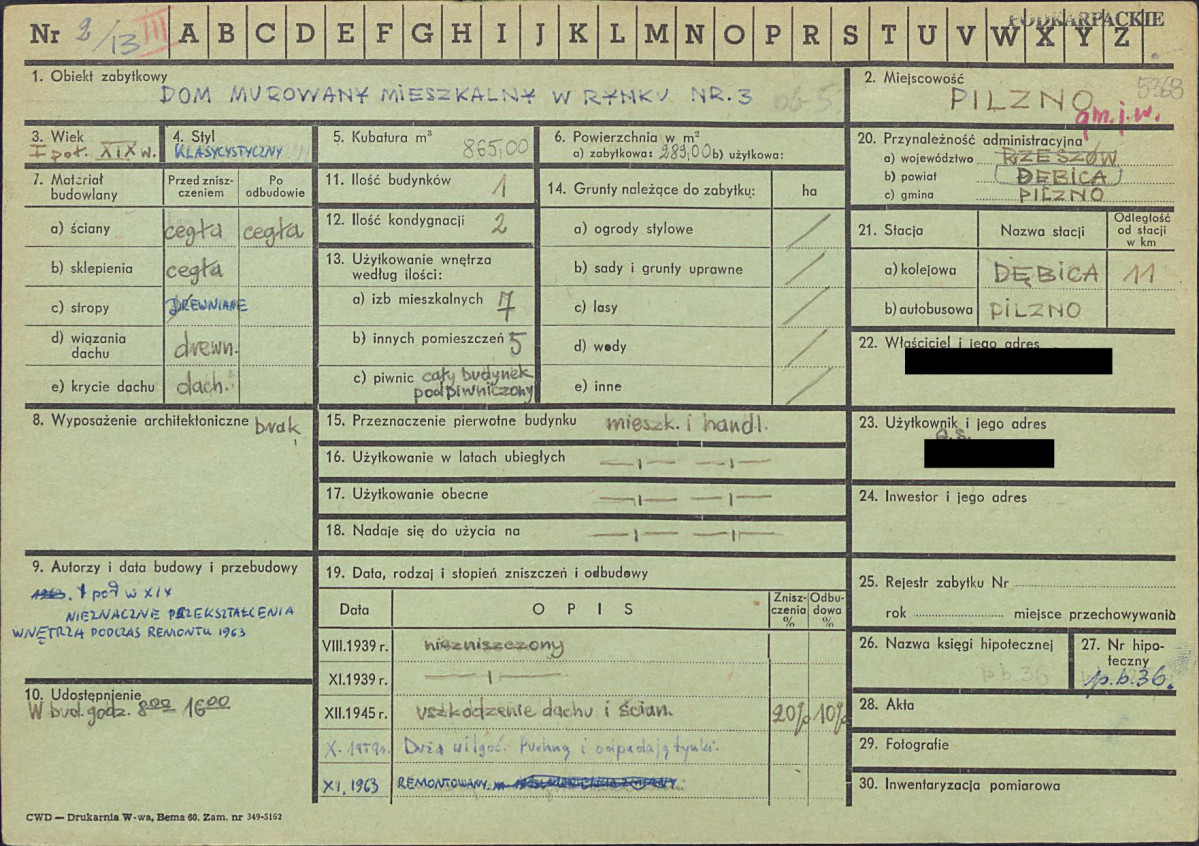 KZ - Karta zielona, skan nr 1