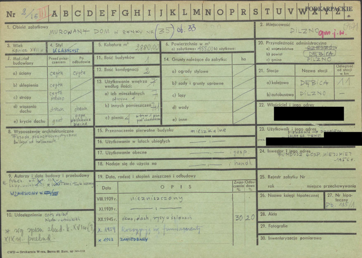 KZ - Karta zielona, skan nr 1