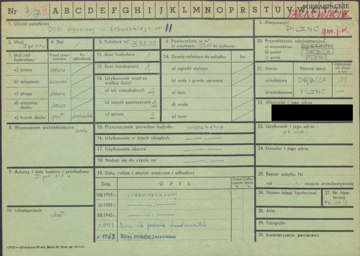 KZ - Karta zielona, skan nr 1