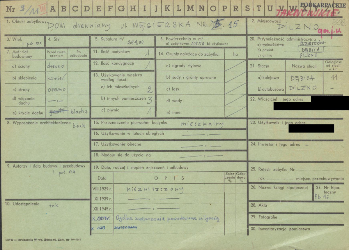 KZ - Karta zielona, skan nr 1