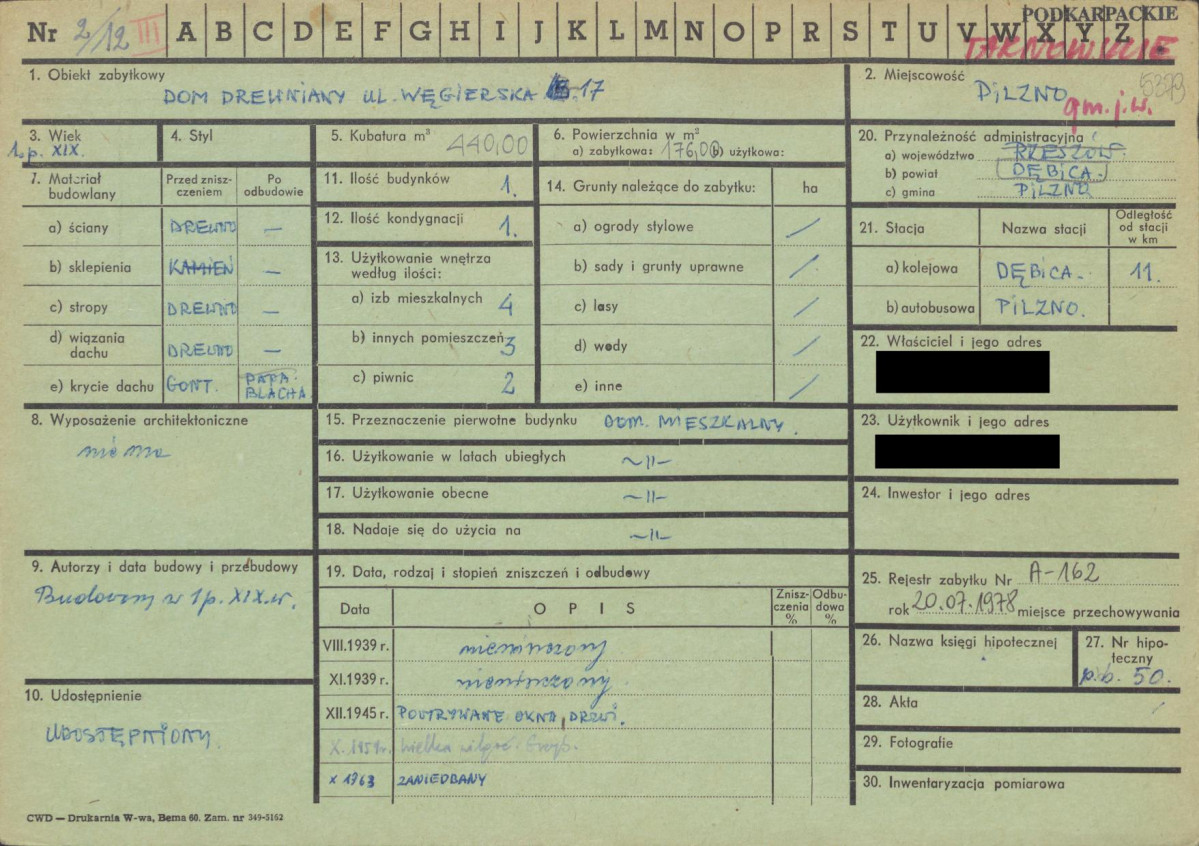 KZ - Karta zielona, skan nr 1